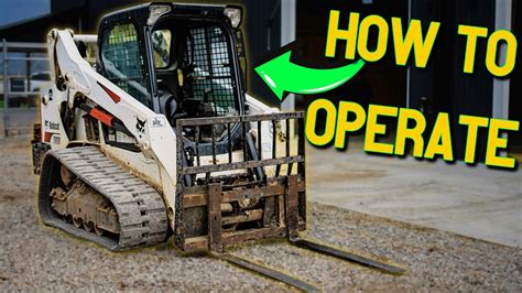 how to operate a bobcat skid steer video|bobcat operating instructions.